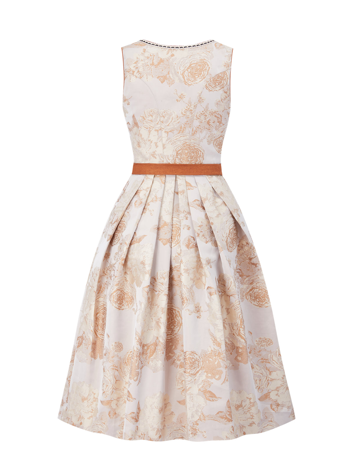 Braun mit Herz-Ausschnittund Elegant Dirndl