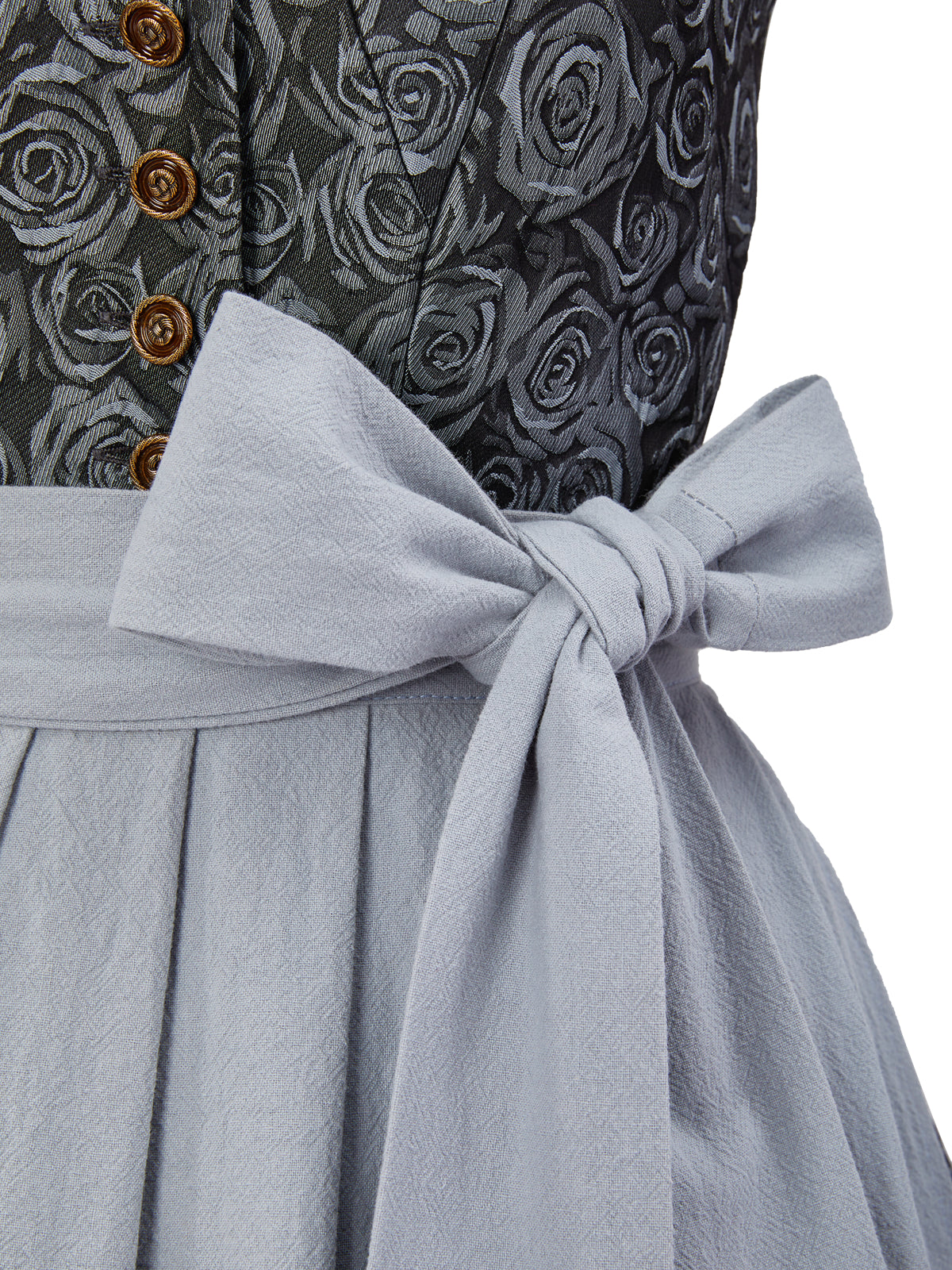 Blau mit Gerader Ausschnitt und Festtauglich Dirndl