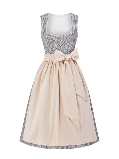 Blau mit Herz-Ausschnittund  Raffiniert Dirndl